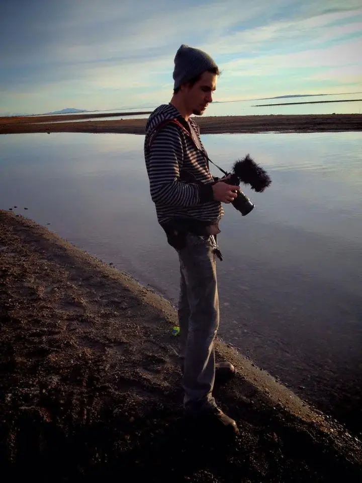 Nick Gascho holding a camera