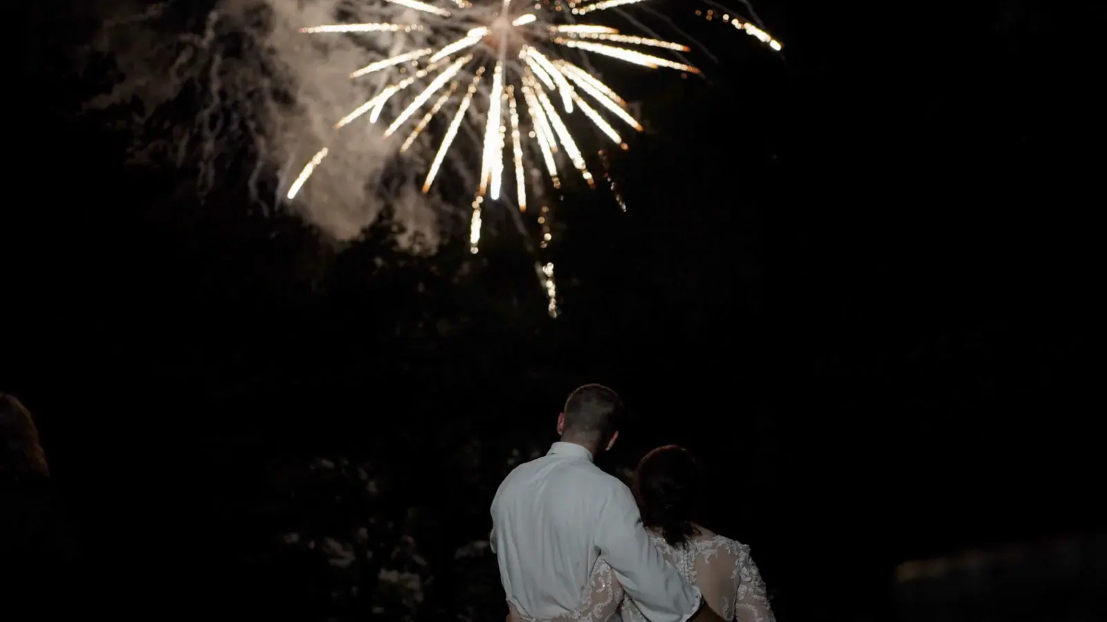 Fireworks night — Claire & Nick's wedding at Howe Marine, Indian River