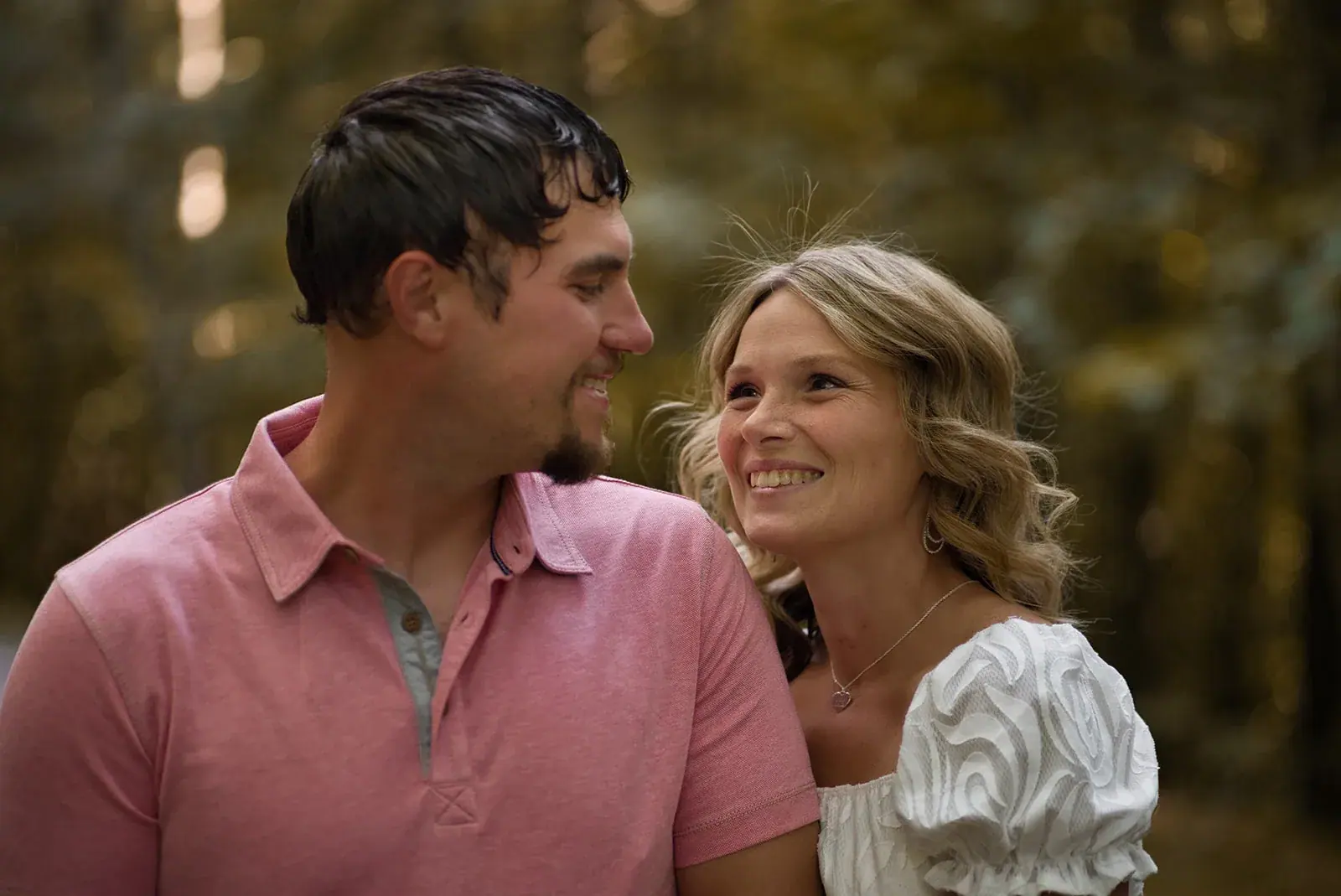 Couple laughing — Jess & Bryce's engagement session