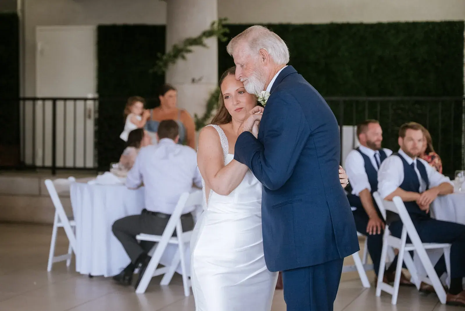 Father daughter dance — Kelly & Ezra's wedding at Aria at The Whitcomb, St. Joseph