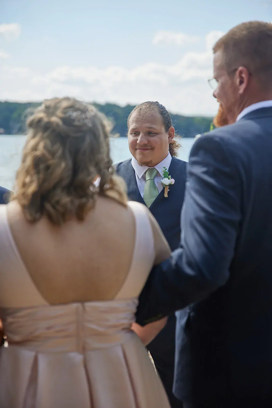 Father of bride moment — Rachel & Alberto's wedding at Higher Ground at Lake Louise, Boyne Falls